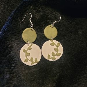 Polymer clay earrings